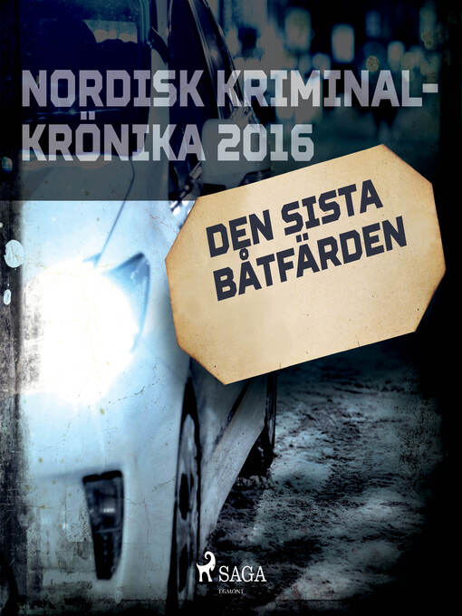 Title details for Den sista båtfärden by Diverse - Wait list